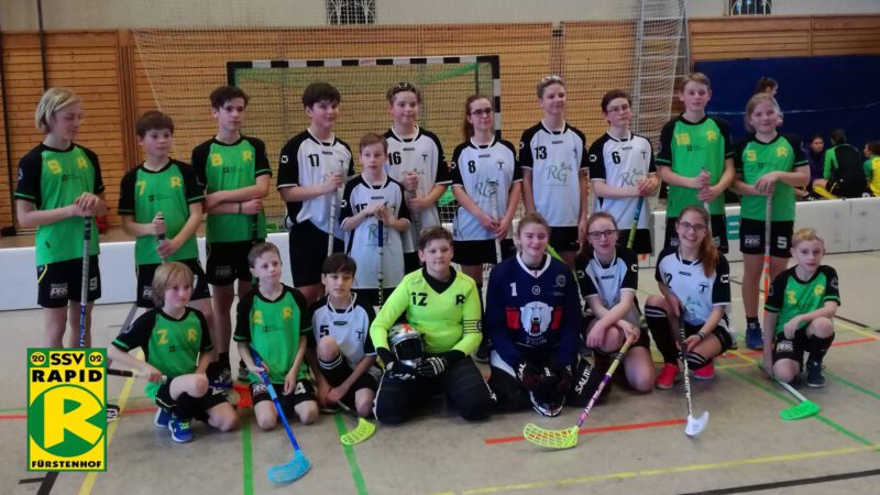 U15: Schöner Floorball-Tag beim SSV Rapid in Charlottenburg