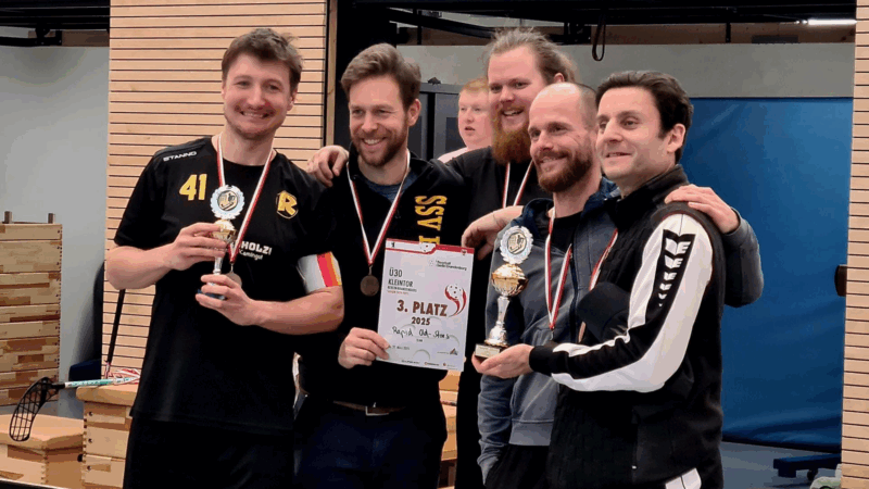 Rapid Old-Stars erneut mit Medaille im Ü30-Floorball