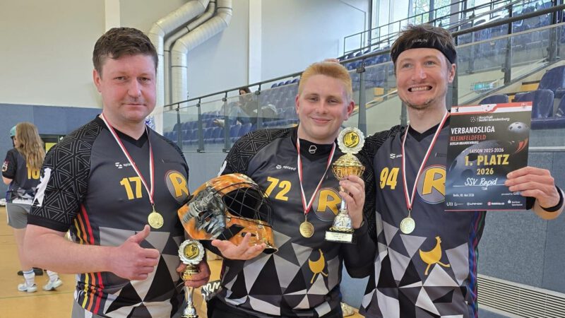SSV Rapid krönt sich zum Kleinfeld-Meister, Aufstieg in die Floorball-Regionalliga